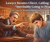 律师辱骂客户被纪律庭谴责并罚款
